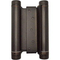 Double Action Spring Saloon Door Hinge | Cafe Doors, Door Hardware For In & Out Doorway Swing, Commercial Grade Double Swing Heavy Duty Door Hinge (Oil Rubbed Bronze, 6 Inch)