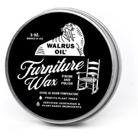 Walrus Oil - Furniture Wax Polish - Easy To Use Wood Maintenance And Polishing Wax For Furniture And Wooden Surfaces. 3Oz Can