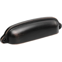 Harpoon 10 Pack Bin Cup Handle Pulls,Vintage Drawer Pulls,Cabinet Hardware,Shell Handle,3.78 Inch Oil-Rubbed Bronze