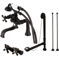 Kingston Brass Cck228Orb Vintage Clawfoot Tub Faucet Package, 9 X 8.13 X 29.13, Oil Rubbed Bronze