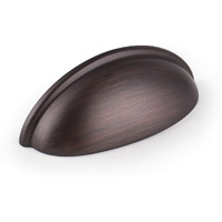 Probrico 30 Pack Drawer Bin Cup Pulls Dresser Pulls For Cabinets Oil Rubbed Bronze - 3 Inch Hole Centers Furniture Handles Kitchen Cabinet Hardware Modern Cup Pulls Handles Knobs