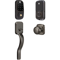 Yale Assure Lock Touchscreen With Ridgefield Handleset Oil Rubbed Bronze
