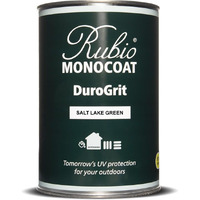 Rubio Monocoat Durogrit Outdoor Wood Oil, Stain & Sealer, 150 Ft - Salt Lake Green | 1 Layer, Uv Protection For Deck, Fence & Furniture | 1 L