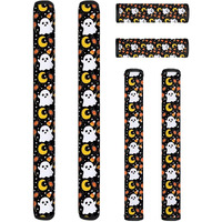 Netilgen 6 Pcs Refrigerator Door Handle Covers Washable Anti-Skid Protector For Fridge Dishwasher Oven Keep Off Fingerprints Liquid Oil Stain Food Stain For Halloween Decor, Ghost Moon Candy