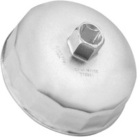 Jetech Oil Filter Cap Wrench With 76Mm 14 Flute, Precision Machined Oil Filter Cap Remover Tool, Cartridge Type Oil Filter Socket Tool
