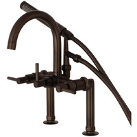 Kingston Brass Ae8105Dl Concord Clawfoot Tub Faucet, 9.31 X 6.94 X 4.69, Oil Rubbed Bronze