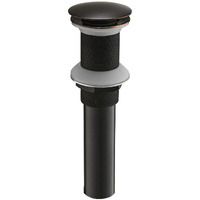 Homevacious 1 5/8"" Bathroom Faucet Vessel Vanity Sink Pop Up Drain Assembly Stopper Plug Without Overflow Fits Bathroom Standard Sink Hole 1-1/2"" To 1-3/4"" Oil Rubbed Bronze Push & Seal