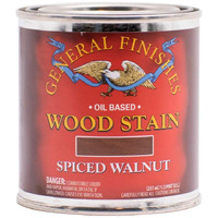 General Finishes Oil Based Penetrating Wood Stain, 1/2 Pint, Spiced Walnut