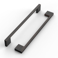 Romatee 10 Pack 7.5 Inch(192Mm) Cabinet Pull Oil Rubbed Bronze Kitchen Cabinets Handles Oil Rubbed Bronze Cabinet Hardware For Cupboard Square Kitchen Pulls For Cabinets Drawer Handles