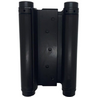 Double Action Spring Saloon Door Hinge | Cafe Doors, Door Hardware For In & Out Doorway Swing, Commercial Grade Double Swing Heavy Duty Door Hinge (Oil Rubbed Bronze, 7-1/2 Inch)