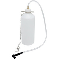 Qunnie 1L Brake Bleeder, Brake Fluid Reservoir, Brake Fluid Changer Brake Oil Replacement Bottle, Brake Fluid Catch Bottle With 24Inch Hose And Rubber Coupling