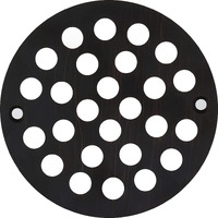 Evangeline 4 Inch Shower Drain Cover Replacement Bathroom Grate Drain Strainer Round (Oil Rubbed Bronze)
