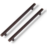 Goo-Ki 6 Pack 7-1/2 In (192Mm) Hole Center Cabinet Pulls Antique Oil Rubbed Bronze Zinc Alloy Kitchen Drawer Pulls Drawer Handles 9-1/4 Inch Length 1814-Agt-192