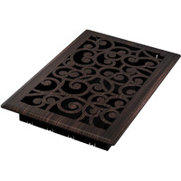 Imperial Rg3367 Wonderland Decorative Floor Register, 6 X 10-Inch, Oil Rubbed Bronze