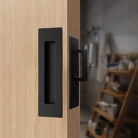 Senharvest Recessed Finger Flush Pulls With Edge Pull Oil Rubbed Bronze - 6Inch Sliding Closet Door Handles Hardware Suitable For Pocket Door,Closet Door,Sliding Doors, Barn Door Handle