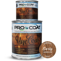 Unocoat Hardwax Uroil With Activator - Made In Usa, Advanced Wood Grain Treatment For Indoor Applications, Urethane-Modified Hard Wax Oil, For Any Wood Species-1 Pint (16Oz / 473Ml) - Early American