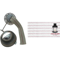 Light Of Mine - Dietz #80 Blizzard Oil Lantern With 7/8"" Replacement Wick Strips (Replacement Burner With Wick)