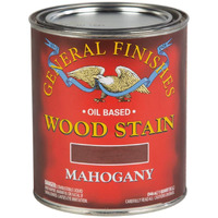 General Finishes Oil Based Penetrating Wood Stain, 1 Quart, Mahogany