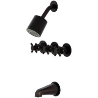 Kingston Brass Kbx8135Dx Concord Tub And Shower Faucet, 7.13 X 10.56 X 5.13, Oil Rubbed Bronze