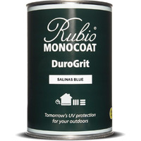 Rubio Monocoat Durogrit Outdoor Wood Oil, Stain & Sealer, 150 Ft - Salinas Blue | 1 Layer, Uv Protection For Deck, Fence & Furniture | 1 L