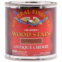 General Finishes Oil Based Penetrating Wood Stain, 1/2 Pint, Antique Cherry