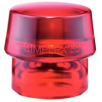 Halder Simplex Replacement Insert, Hard Plastic, Oil And Grease Resistant, Versatile, Red, 50Mm, 1.97 In., 4.06 Oz.
