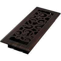 Imperial Rg3364 Wonderland Decorative Floor Register, 3 X 10-Inch, Oil Rubbed Bronze