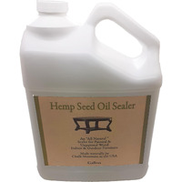 Chalk Mountain Brushes All Natural Hemp Seed Oil Wood Finisher, Restorer And Sealer. Beautify & Protects Painted & Unfinished Wood - Safe To Use Indoors & Outdoors - Gallon - 1 Pack