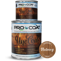 Unocoat Hardwax Uroil With Activator - Made In Usa, Advanced Wood Grain Treatment For Indoor Applications, Urethane-Modified Hard Wax Oil, For Any Wood Species-1 Pint (16Oz / 473Ml) - Nutmeg