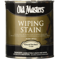 Old Masters, Neutral Tint Base 11104 Oil Wiping Stain, 1 Quart