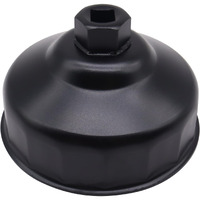 Oxcano 86.4Mm 16 Flutes Oil Filter Wrench Compatible With Bmw With 86Mm Cartridge Style Filter Housing Caps, Oil Filter Housing Cap Removal Tool To Change Oil, Oil Filter Socket Wrench Kit