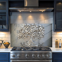 Kitchen Wallpaper Self Adhesive Oil Proof Sticker Waterproof Backsplash Wall Protector Film Removable Paper For Cupboard 30 X 16 Inch