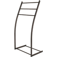 Kingston Brass Scc8255 Pedestal Steel Construction Towel Rack, Oil Rubbed Bronze