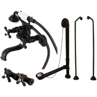 Kingston Brass Cck225Orbd Vintage Clawfoot Tub Faucet Package, 9 X 9.31 X 25, Oil Rubbed Bronze