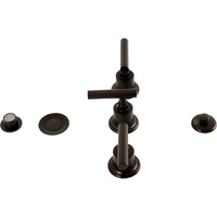 Kingston Brass Kb6325Cml Manhattan Three-Handle Bidet Faucet, 8 X 2.25 X 2.56, Oil Rubbed Bronze
