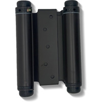 Double Action Spring Hinge For Saloon Or Cafe Doors (Gloss Black, Satin Chrome, Oil Rubbed Bronze And Brass) (Oil Rubbed Bronze, 5"" Double Action Spring Hinge, Qty-1)