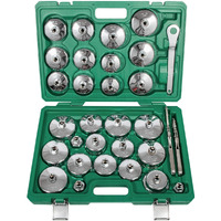 V-Sek Oil Filter Wrench Set, 31Pcs Oil Filter Socket Set, Oil Filter Cap Removal Tool, 1/2"" Drive Stainless Steel 27Mm 32Mm 36Mm 64Mm-101Mm Compatible With Volvo, Bmw, Toyota, Nissan, Etc