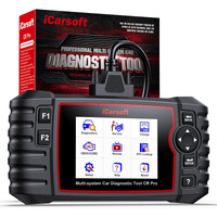 Icarsoft Cr Pro 2025 Ver Obd2 Scanner Diagnostic Tool All System Car Scan Tool Battery Test Live Data Graph With 9 Service Oil Reset Epb Bms Etc Sas Dp-F Abs Tpms Injector Coding Fault Code Reader