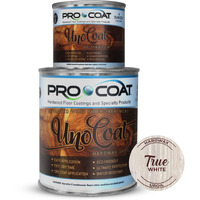 Unocoat Hardwax Uroil With Activator - Made In Usa, Advanced Wood Grain Treatment For Indoor Applications, Urethane-Modified Hard Wax Oil, For Any Wood Species-1 Pint (16Oz / 473Ml) - True White