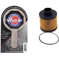 Brock Replacement Oil Filter With Wrench Tool Set Kit Compatible With 2004-2008 Gallardo Spyder Coupe Superleggera Se Base Nera 07L115561C