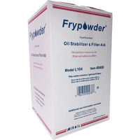 Miroil L104 Fry Powder Oil Stabilizer And Filter Aid, Remove Fryer Oil Contaminant, Deep Fryer Cooking Grease Saver, Saves & Remove Carbon Deposit, Reduce Grease Usage, Case Of 4 Gallons Of Fry Powder