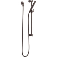 Delta Faucet Compel Slide Bar Hand Held Shower With Hose, Oil Rubbed Bronze Handheld Shower Head, Slide Bar Hand Shower, Bronze Handheld Shower, Detachable Shower Head, Venetian Bronze 57085-Rb