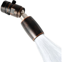 High Sierra Showerheads - Classic Solid Metal 1.25 Gpm Award Winning, Ultra Low Flow Shower Head With Trickle Valve, Patented Nozzle Never Clogs - Oil Rubbed Bronze Finish