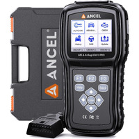 Ancel Ad610 Pro Obd2 Scanner - Abs Srs Code Reader, Check Engine Light Diagnostic Tool With Abs Bleeding, Autovin, Real-Time Data, Full Obd2 Functions, Sas/Oil/Epb Reset