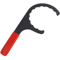 Afeisol 61060 Diesel Fuel Filter Wrench, Compatible With Paccar Peterbilt And Diesels, Half-Moon Shaped Oil Filter Separator Tool Metal Filter Water Separator Wrench, 4.6 Inch (Red)