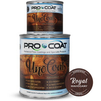 Unocoat Hardwax Uroil With Activator - Made In Usa, Advanced Wood Grain Treatment For Indoor Applications, Urethane-Modified Hard Wax Oil, For Any Wood Species-1 Pint (16Oz / 473Ml) - Royal Mahogany