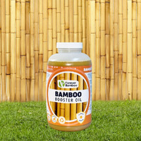 Forever Bamboo Bamboo Booster Oil Finish Seal Exclusive Formula Uv-Protective Water-Resistant 32 Oz Eco-Friendly Wood Oil Protectant For Bamboo Fences, Poles And Products