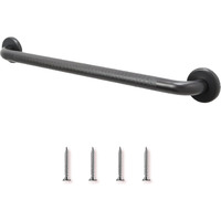 48    Shower Handle Knurled Grip | 304 Stainless Steel Grab Bars For Bathtubs And Showers | Oil Rubbed Bronze Ada Standard Hand Rails For Seniors, Children, Injured People | Supports Upto 400Lbs