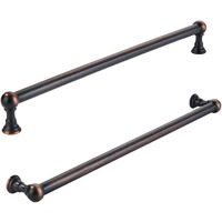 Khtumeware 10 Pack 10 Inch Hole Center Oil Rubbed Bronze Cabinet Pulls Heavy Duty Solid Cabinet Handles Cabinets Dressers Kitchens Handles Bathroom Cabinets