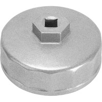 Elechoi 74Mm 14Flutes Oil Filter Cap Wrench Removal Tool Socket Compatible With Mercedes Benz, Audi, Sprinter, Vw, Porsche, Volkswagen, Mazda, Silver Heavy-Duty Aluminum
